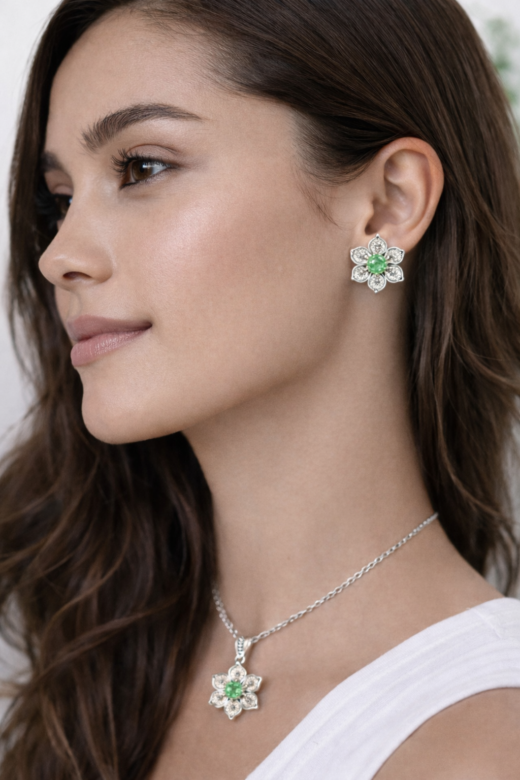 JF004-JUEGO FLORES CON ESMERALDA