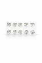 TT001- TOPO PLATA TREBOL