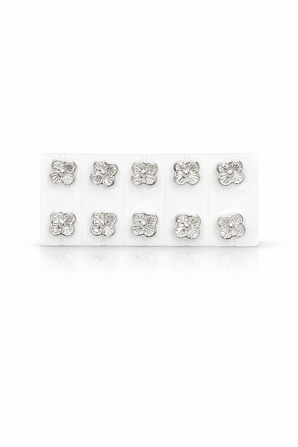 TT001- TOPO PLATA TREBOL