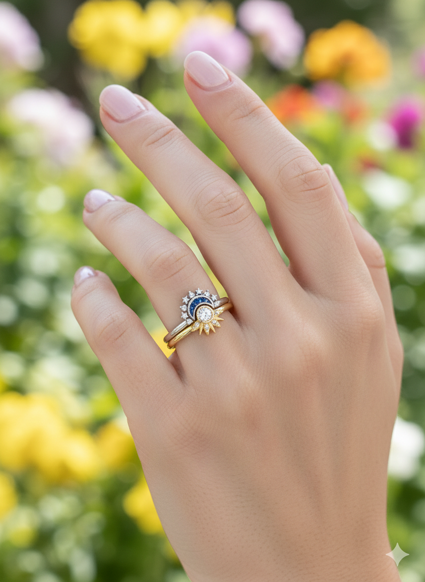ANILLO SOL Y LUNA