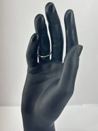 ANILLO HOJA DE OLIVIO CON CIRCONES